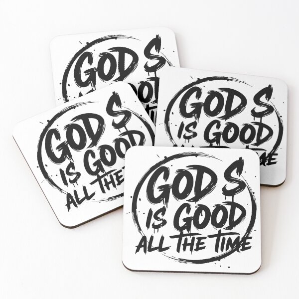 Item preview, God Is Good All the Time Christian Brush Typography designed and sold by AFernandesDSG.