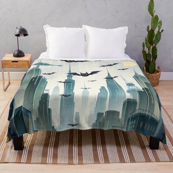 Item preview, Bats Flying Over a Rainy City designed and sold by cuprum.