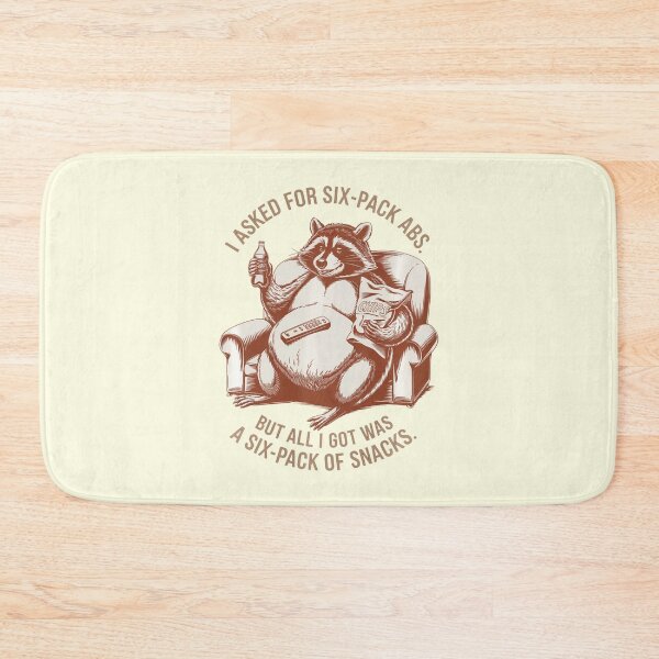 Item preview, I Asked For Six-Pack Abs But Got a Six-Pack of Snacks designed and sold by NookMerch97 .