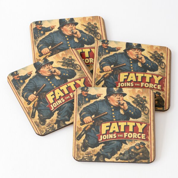 Item preview, Fatty Joins The Force Retro Comedy Film designed and sold by Mauswohn.