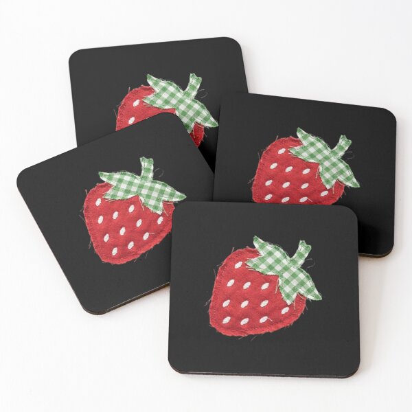 Item preview, Strawberry Felt Sticker designed and sold by LYFSTYLE.GEMS.