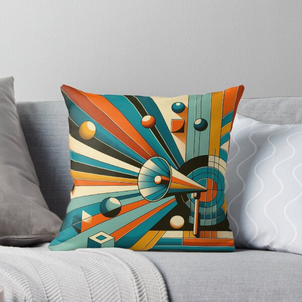 Item preview, Geometric Rays and Spheres Abstract Composition designed and sold by InkSmithery.