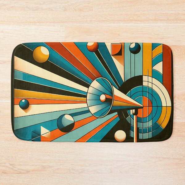 Item preview, Geometric Rays and Spheres Abstract Composition designed and sold by InkSmithery.