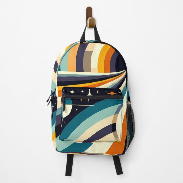 Item preview, Retro Rocket Launch Geometric Space Illustration designed and sold by InkSmithery.