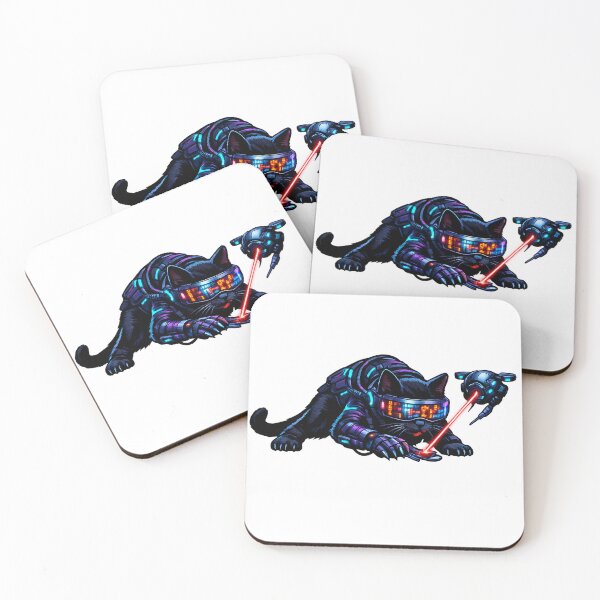 Item preview, Neon Vault Breaker Cat designed and sold by pumsquare.