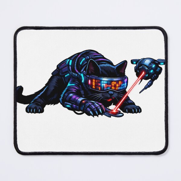 Item preview, Neon Vault Breaker Cat designed and sold by pumsquare.