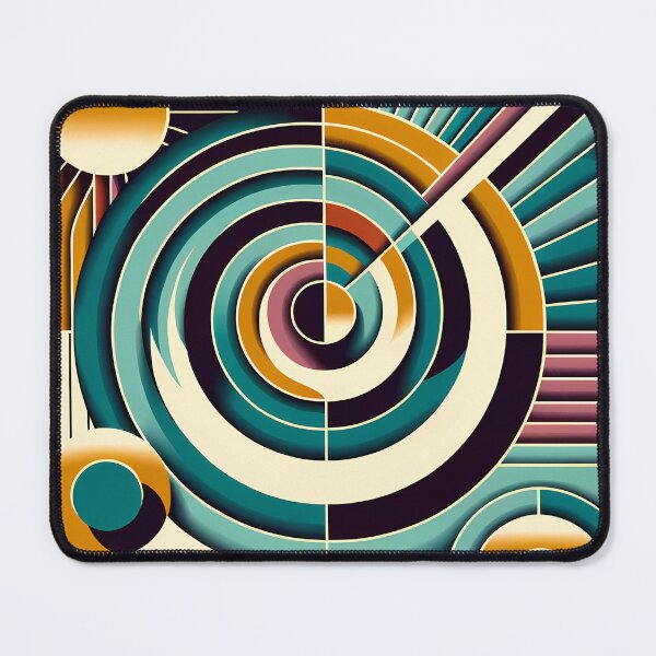 Item preview, Retro Geometric Spiral Sunburst Abstract designed and sold by InkSmithery.