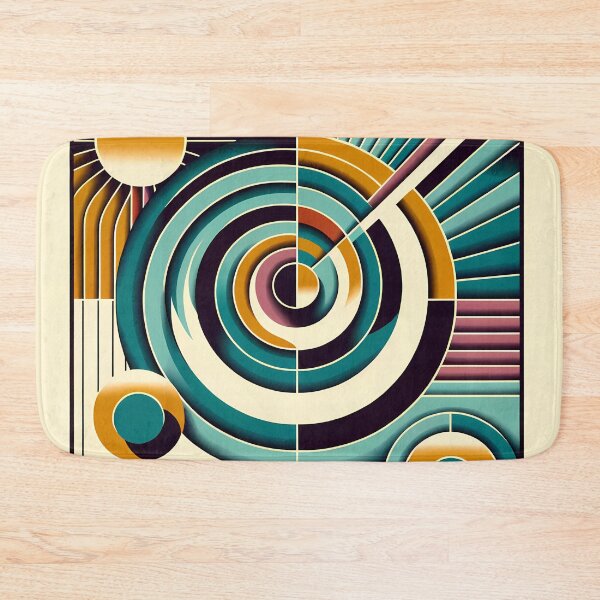 Item preview, Retro Geometric Spiral Sunburst Abstract designed and sold by InkSmithery.