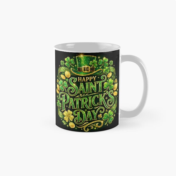 Item preview, Festive Happy Saint Patrick's Day Clover Design designed and sold by inamosone.