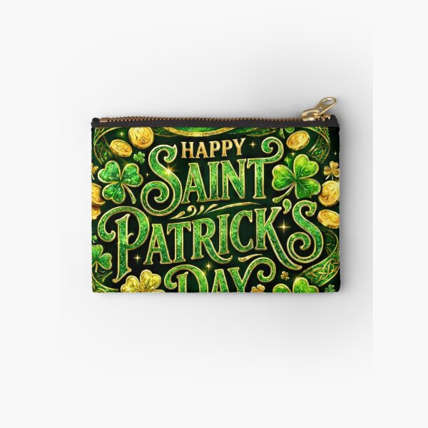 Item preview, Festive Happy Saint Patrick's Day Clover Design designed and sold by inamosone.
