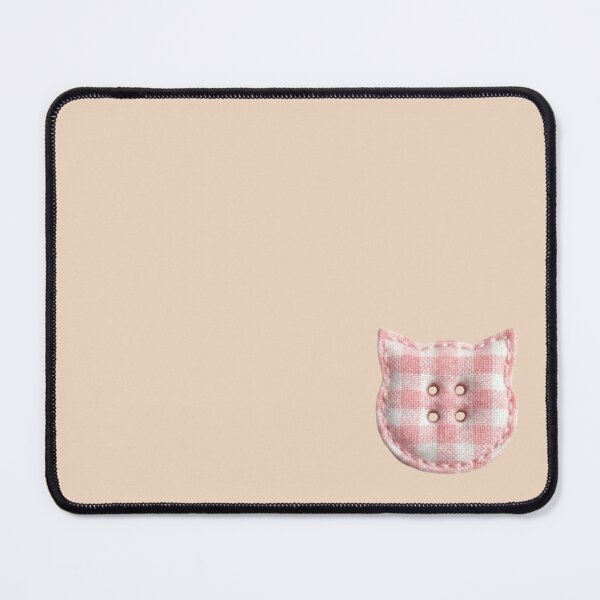 Item preview, PINK KITTEN FELTED BUTTON PATCH designed and sold by LYFSTYLE.GEMS.