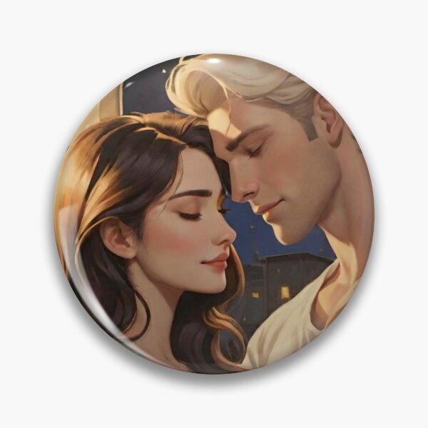 Item preview, Soft Romantic Couple Illustration | Contemporary Love Scene designed and sold by DudasAmiles.