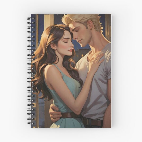 Item preview, Soft Romantic Couple Illustration | Contemporary Love Scene designed and sold by DudasAmiles.