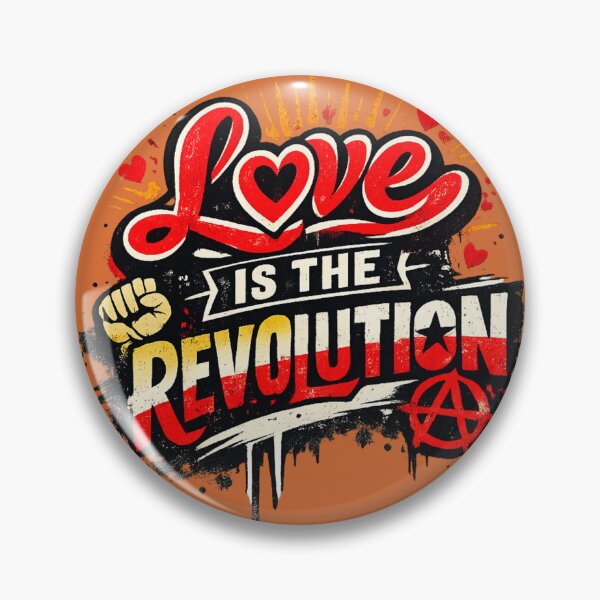 Item preview, Love is Revolution Inspirational Text Design designed and sold by AlienTechs.
