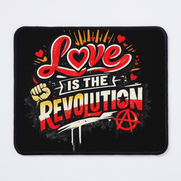 Item preview, Love is Revolution Inspirational Text Design designed and sold by AlienTechs.