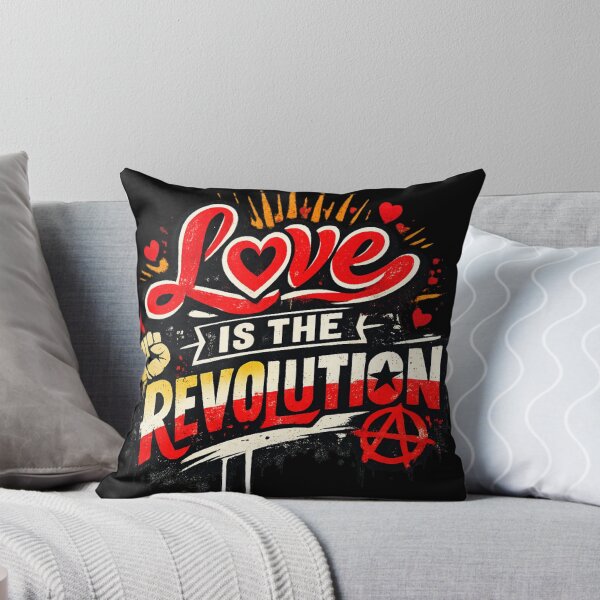 Item preview, Love is Revolution Inspirational Text Design designed and sold by AlienTechs.