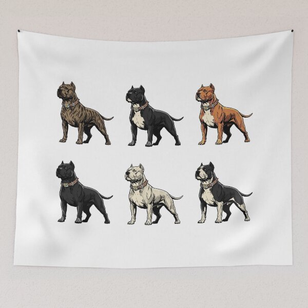 Item preview, Pitbull Pack Retro Comic Style designed and sold by Luan Huynh.