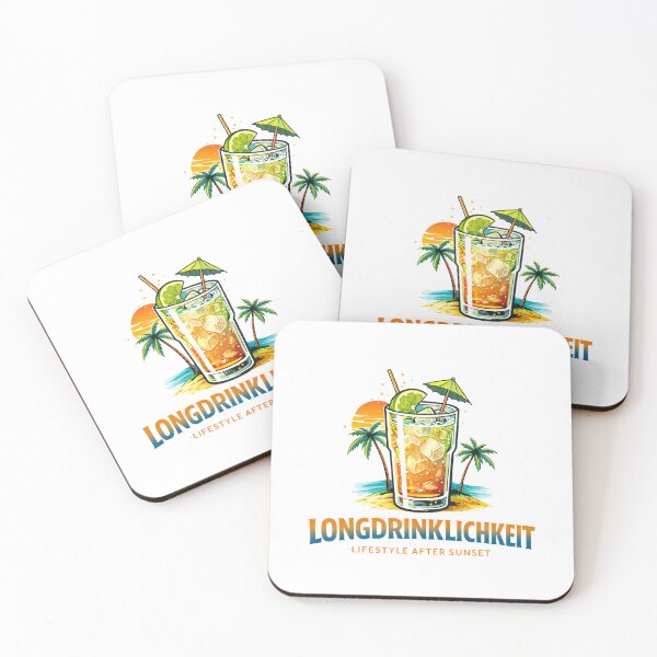 Item preview, Longdrinklichkeit – Cocktail design with sunset & beach vibes designed and sold by FrenchieFever.