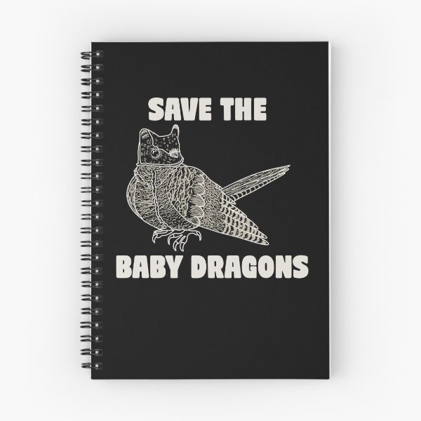 Item preview, Baby Dragon Birb. Great Eared Nightjar designed and sold by MorvernDesigns.
