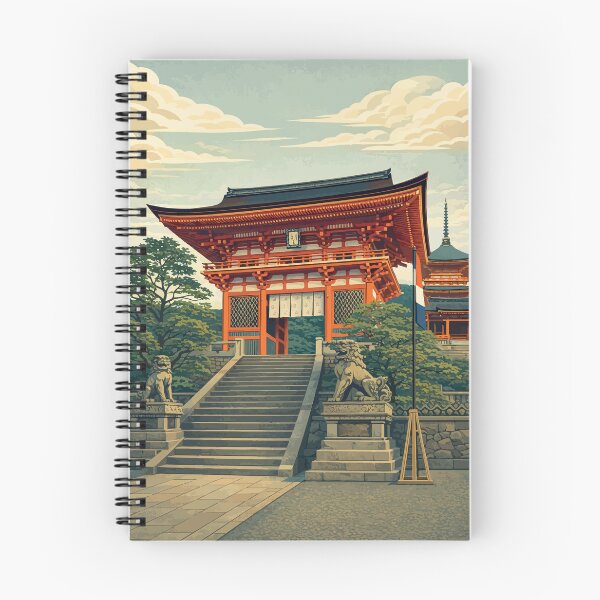 Item preview, Traditional Temple Gate in Tokyo - Japanese Architecture Illustration designed and sold by darekkocurek.