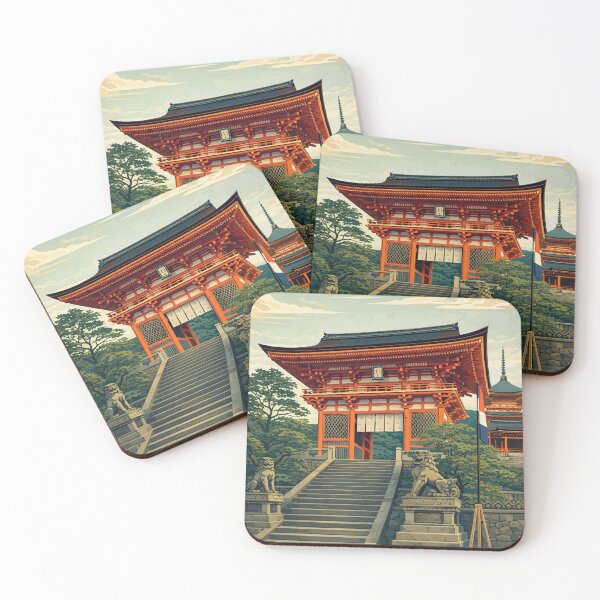 Artikelvorschau, Traditionelles Tempeltor in Tokio – Illustration japanischer Architektur entworfen und verkauft von darekkocurek.