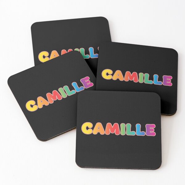 Item preview, ❤️ Camille Personalized Name Wavy Retro Shirt, Coffee Mug, Sticker Gift designed and sold by HelixPedia.