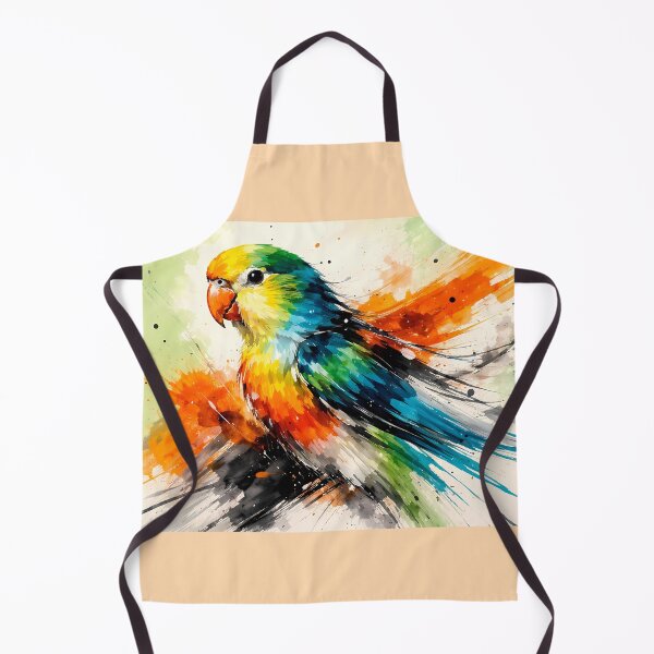 Item preview, Vibrant Rainbow Parrot Portrait designed and sold by cuprum.