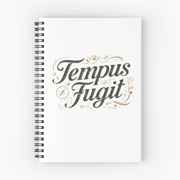 Item preview, Tempus Fugit – Elegant Latin Quote | Dark Academia Aesthetic Typography designed and sold by Bubelek.