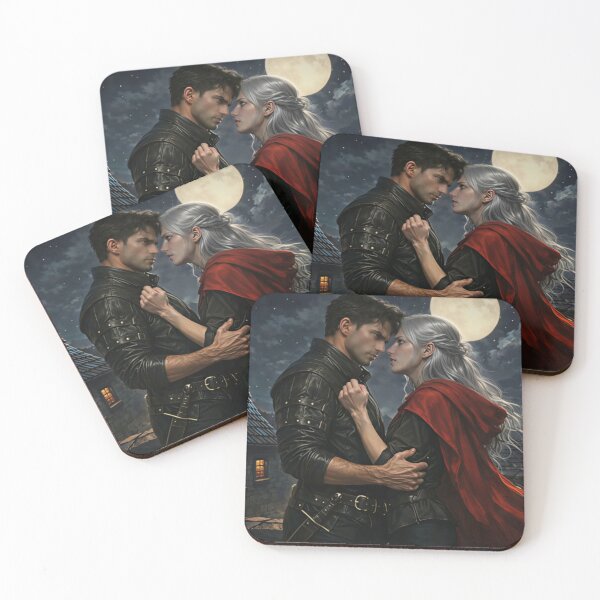 Item preview, Paedyn & Kai Fanart – Tension Scene Fantasy Couple Art Print  designed and sold by DudasAmiles.