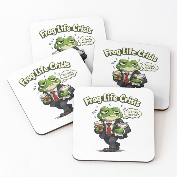Item preview, Frog midlife crisis designed and sold by FroggyOnly.