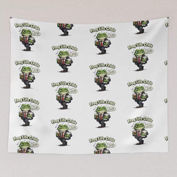 Item preview, Frog midlife crisis designed and sold by FroggyOnly.