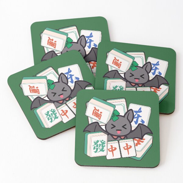 Item preview, Cute Kawaii Mahjong Bat Gamer designed and sold by Kanniax.