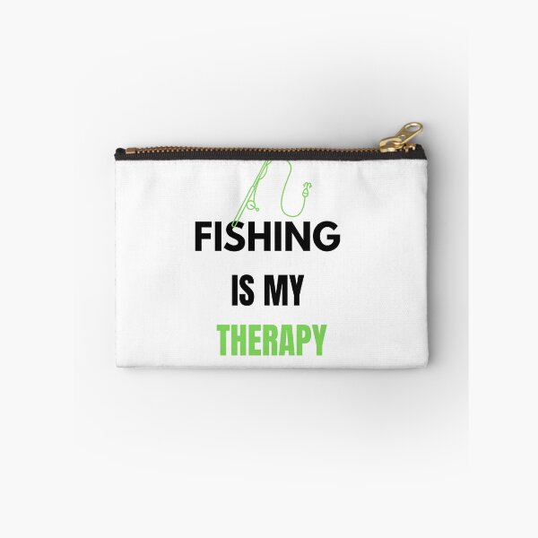 Item preview, "Fishing is my therapy" – a daring art form for fishermen. designed and sold by ShocolateSantos.