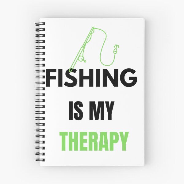 Item preview, "Fishing is my therapy" – a daring art form for fishermen. designed and sold by ShocolateSantos.