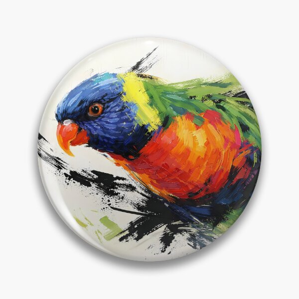 Item preview, Vibrant Lorikeet in Motion designed and sold by cuprum.