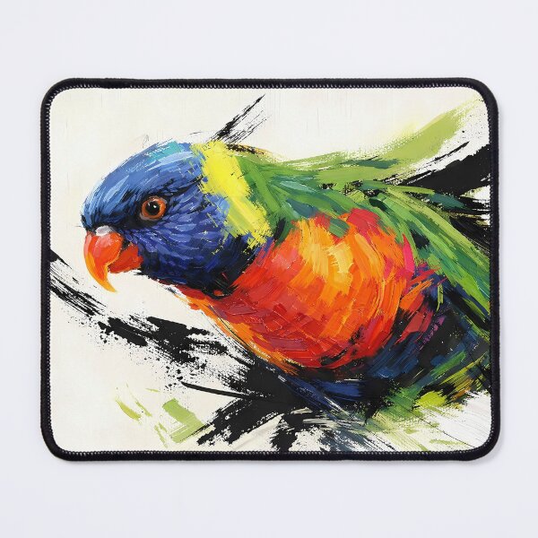 Item preview, Vibrant Lorikeet in Motion designed and sold by cuprum.
