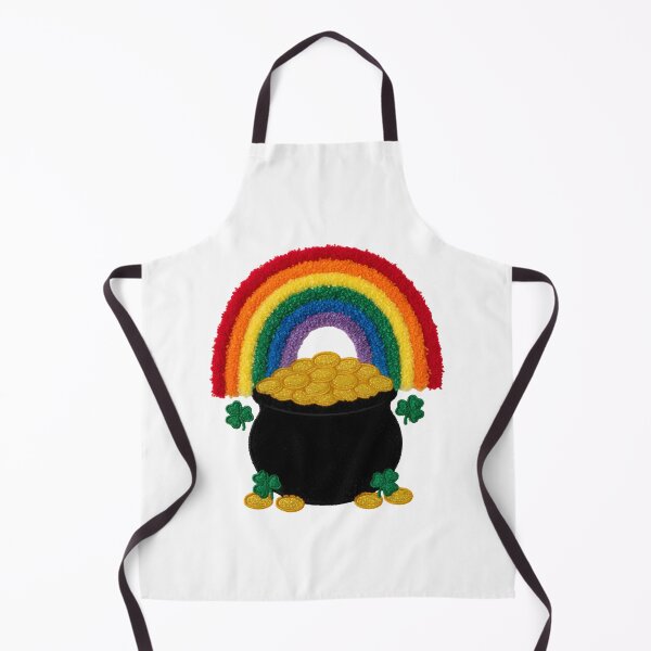 Item preview, Faux Yarn Rainbow Pot of Gold Shamrock St. Patrick's Day T-Shirt designed and sold by FestivityFinds.