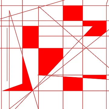 Artwork thumbnail, Red Pattern by Rell Design