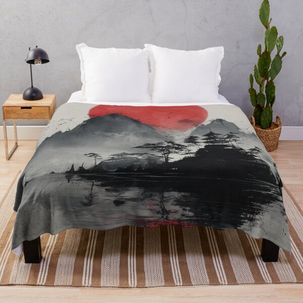 Item preview, Crimson Dawn Over Whispering Peaks designed and sold by Venon28.