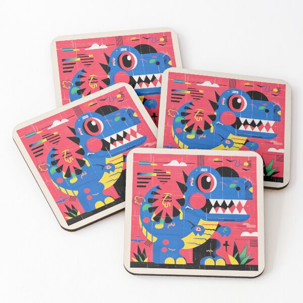 Item preview, Colorful Abstract Dinosaur designed and sold by lautir.