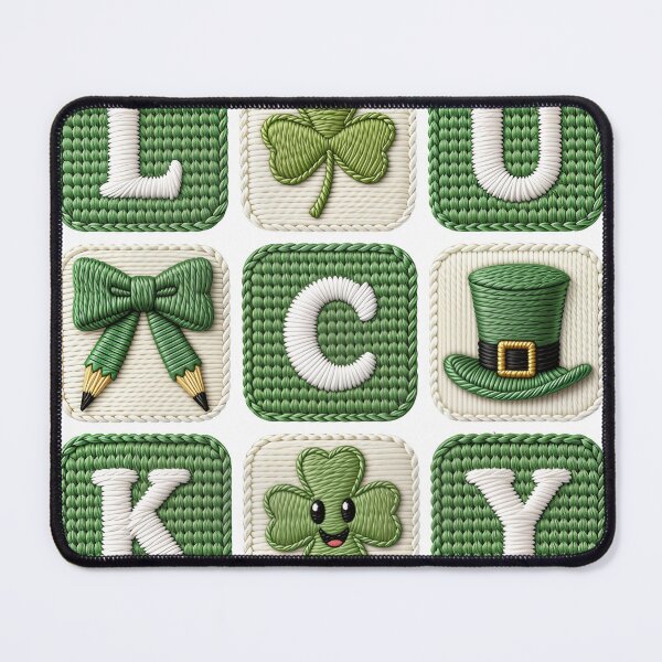 Item preview, Lucky Crochet Queen – St. Patrick’s Day Yarn Lover designed and sold by Inkvado.
