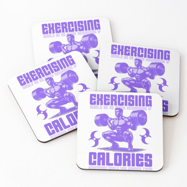 Item preview, Screaming Calories Funny Bodybuilding Squat Graphic designed and sold by Abaseen.