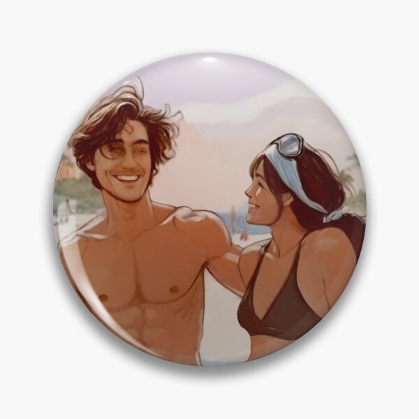 Item preview, Beach Romance Couple | Summer Love Illustration designed and sold by DudasAmiles.