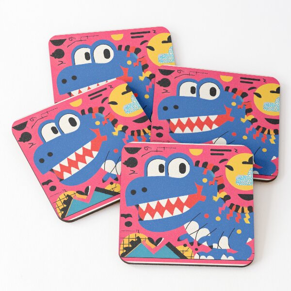 Item preview, Colorful Cartoon Dinosaur Art designed and sold by lautir.