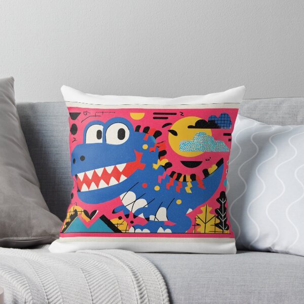 Item preview, Colorful Cartoon Dinosaur Art designed and sold by lautir.