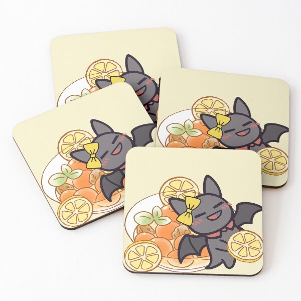 Item preview, Cute Kawaii Bat with Meatball Soup designed and sold by Kanniax.