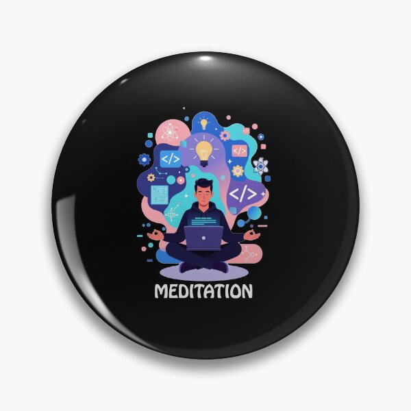 Item preview, Meditation designed and sold by Mystic & Celestial Art.