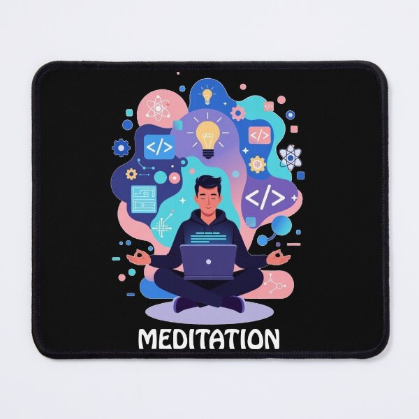 Item preview, Meditation designed and sold by Mystic & Celestial Art.