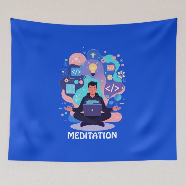 Item preview, Meditation designed and sold by Mystic & Celestial Art.