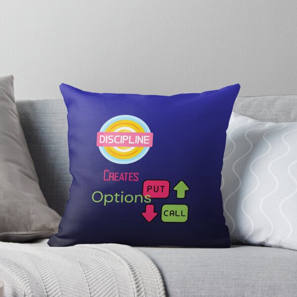Item preview, Discipline Creates Options – Stock Market Trading Motivation Design. designed and sold by NeonPetal.